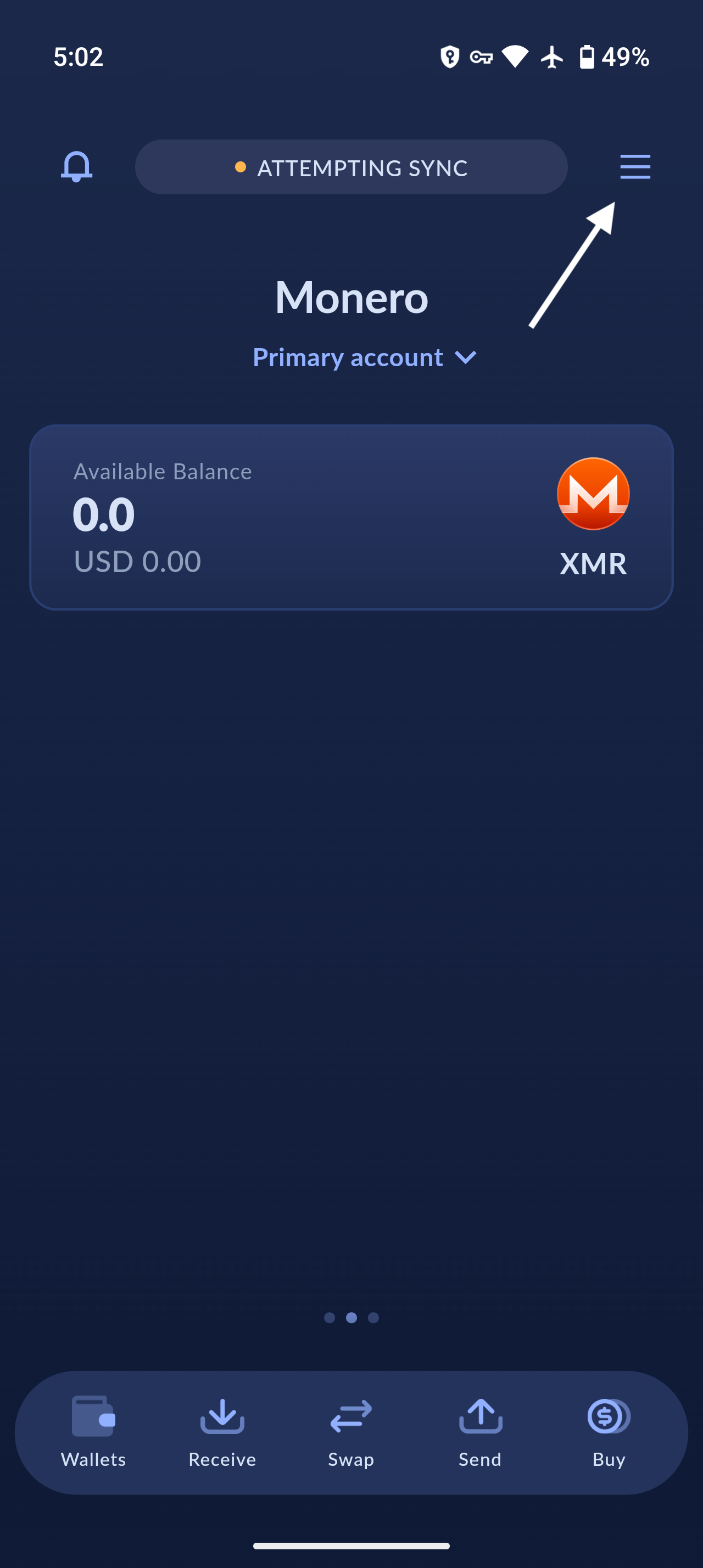 Click hamburger menu