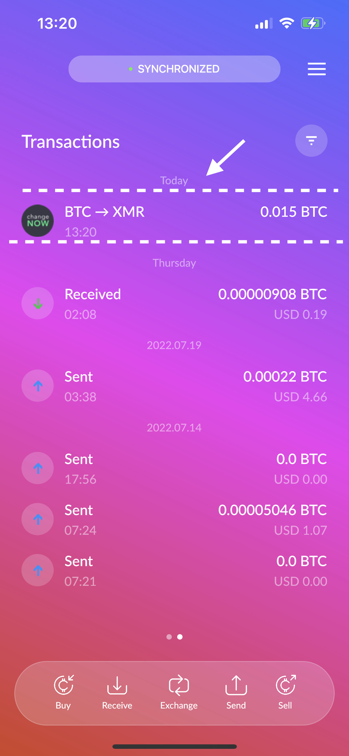 Trade ID Cake Wallet Docs